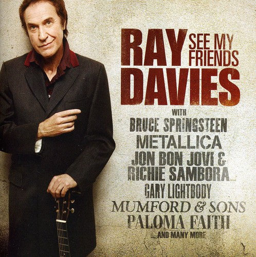 the album cover for Ray Davies - See My Friends