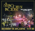 the album cover for The String Cheese Incident - Rhythm of Road 1: Incident in Atlanta 11-17-00