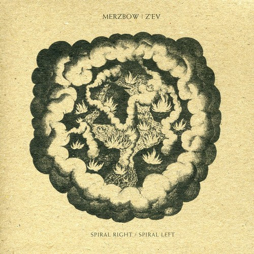 the album cover for Merzbow & Zev - Spiral Right/Spiral Left