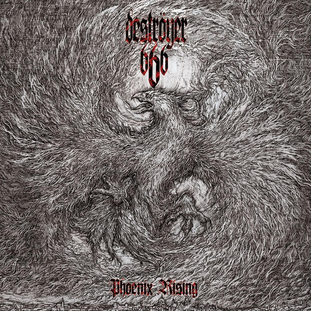 the album cover for Destroyer 666 - Phoenix Rising