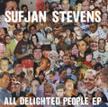 the album cover for Sufjan Stevens - All Delighted People