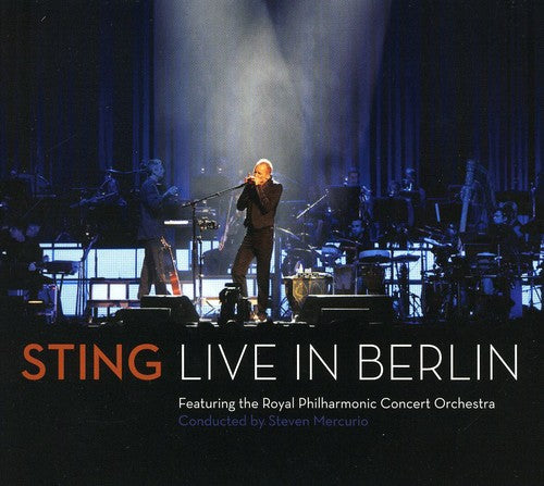 the album cover for Sting - Sting: Live In Berlin [Digipak] [With DVD]