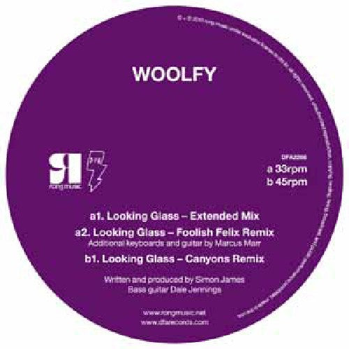 the album cover for Woolfy - Looking Glass