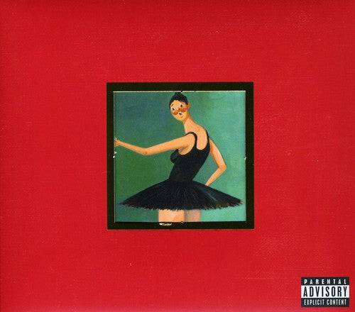 the album cover for Kanye West - My Beautiful Dark Twisted Fantasy
