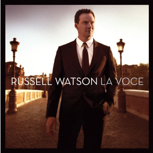 the album cover for Russell Watson - La Voce