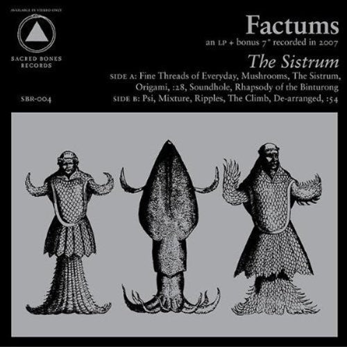 the album cover for Factums - The Sistrum