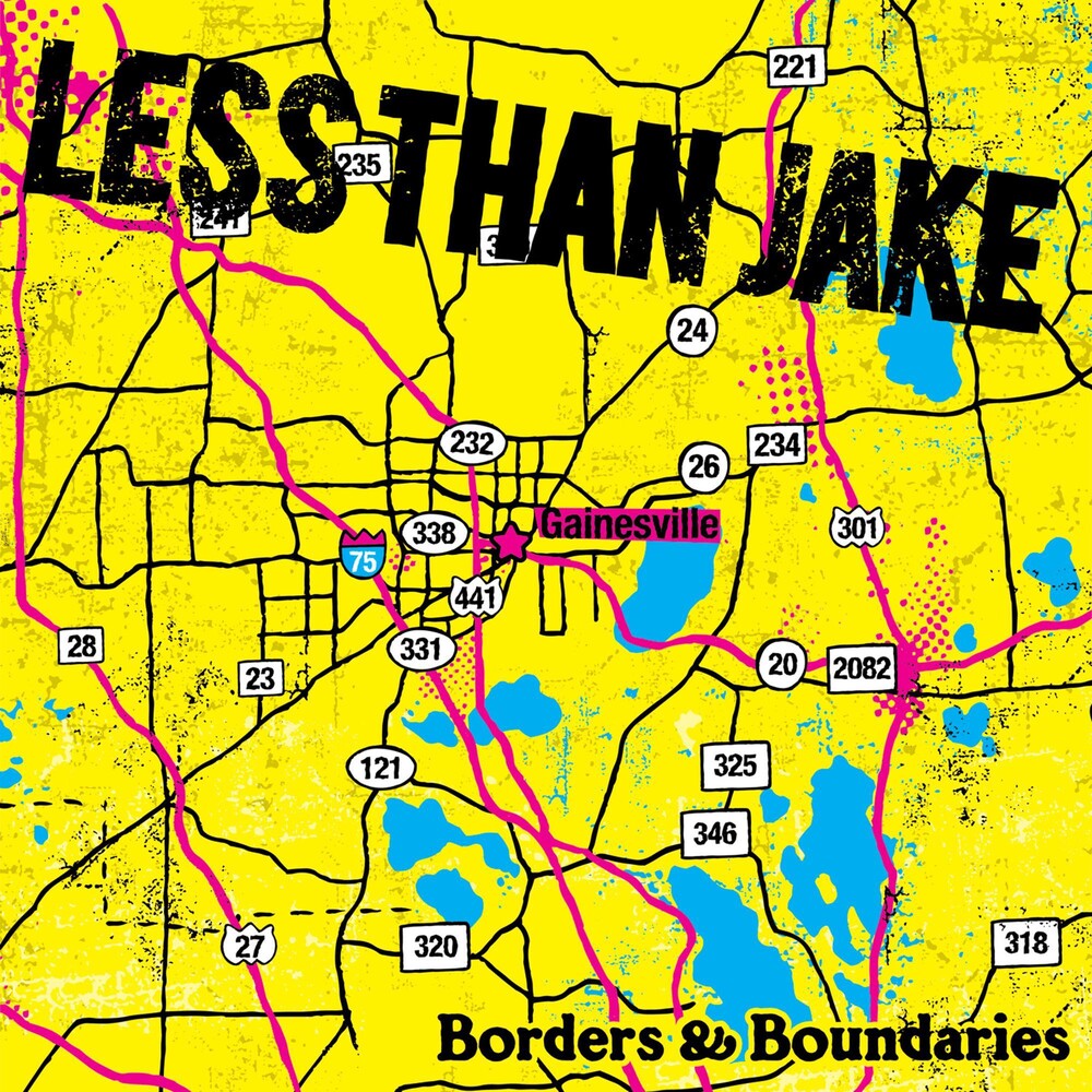the album cover for Less Than Jake - Borders & Boundaries (W/Dvd) [Reissue]