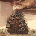 the album cover for Horseback/Locrian - New Dominions