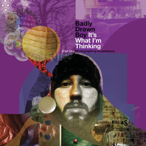 the album cover for Badly Drawn Boy - It's What Im Thinking: Part One Photographing Snow