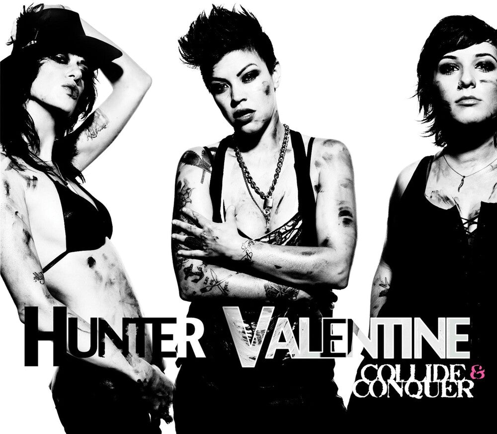 the album cover for Hunter Valentine - Collide and Conquer