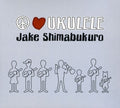 the album cover for Jake Shimabukuro - Peace Love Ukulele