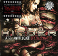 the album cover for Hinder - All American Nightmare