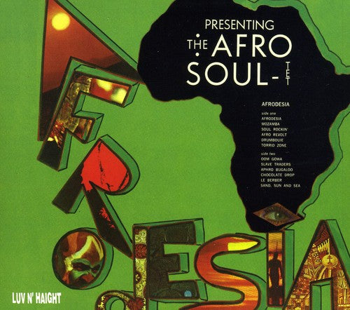 the album cover for Afro-Soultet - Afrodesia