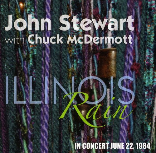 the album cover for John Stewart - Illinois Rain