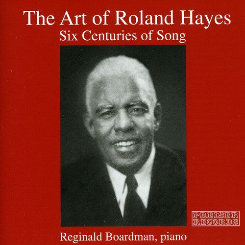 the album cover for Roland Hayes - Art of Roland Hayes