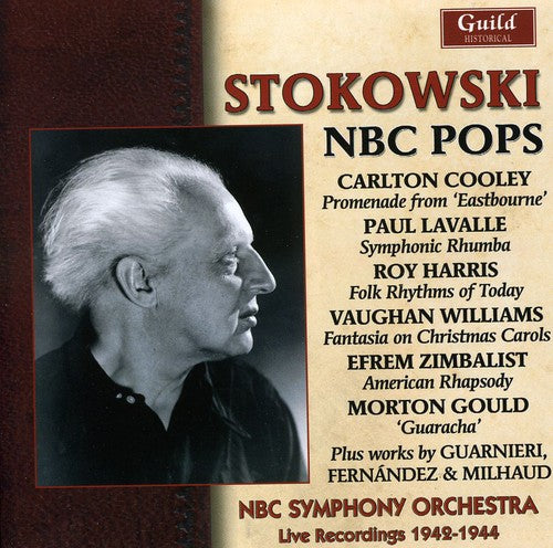 the album cover for Milhaud/Kelly/Williams - Stokowski: NBC Pops 1942-1944