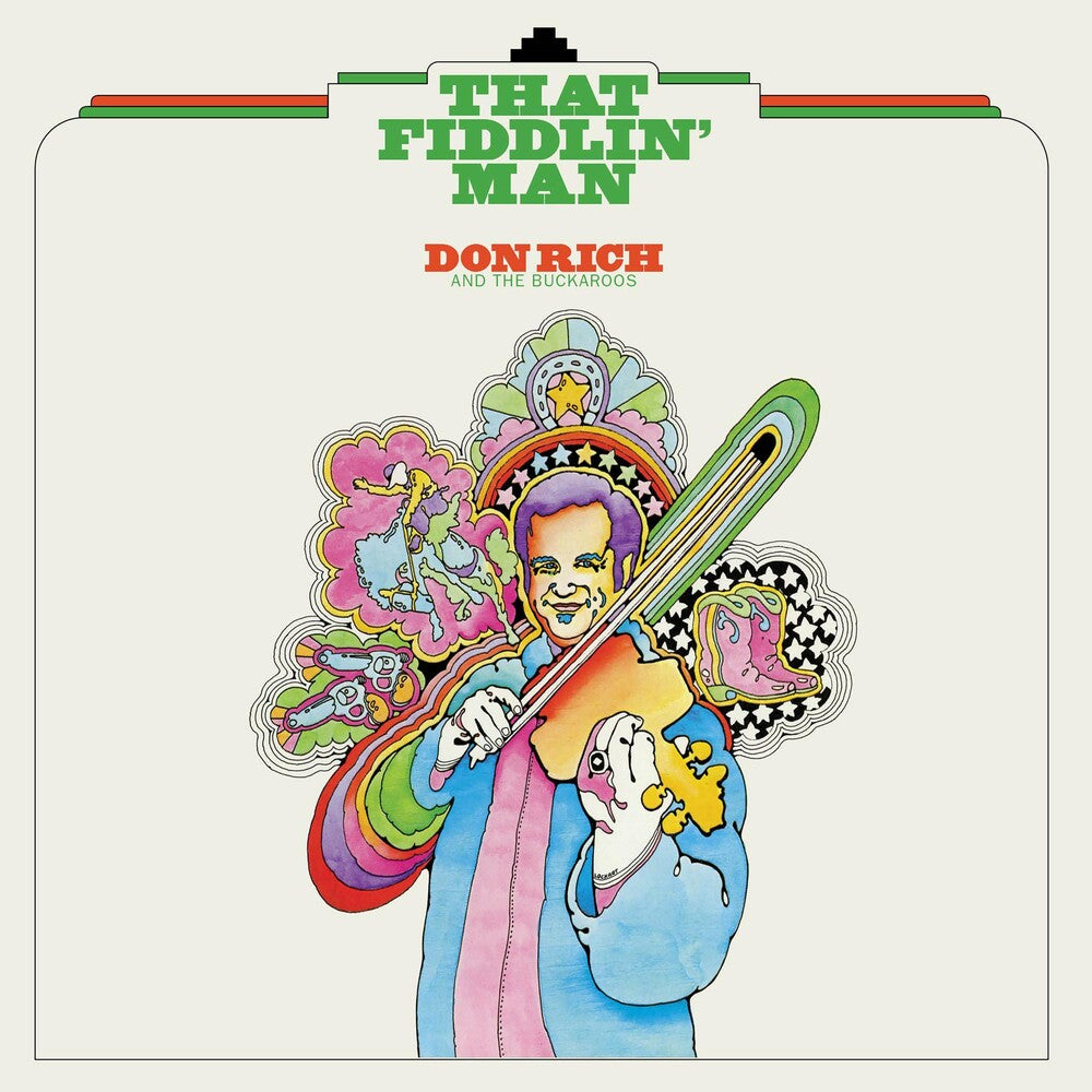 the album cover for Don Rich & The Buckaroos - That Fiddlin Man