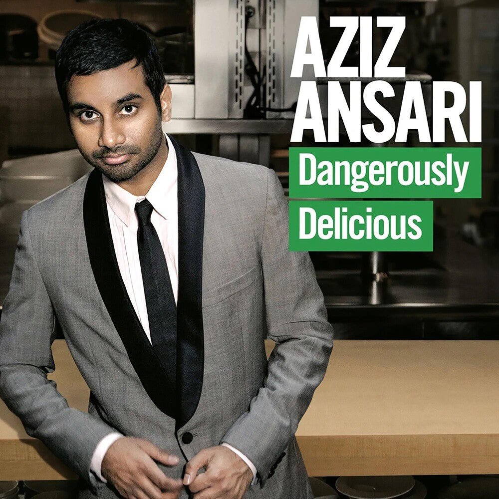 the album cover for Aziz Ansari - Dangerously Delicious