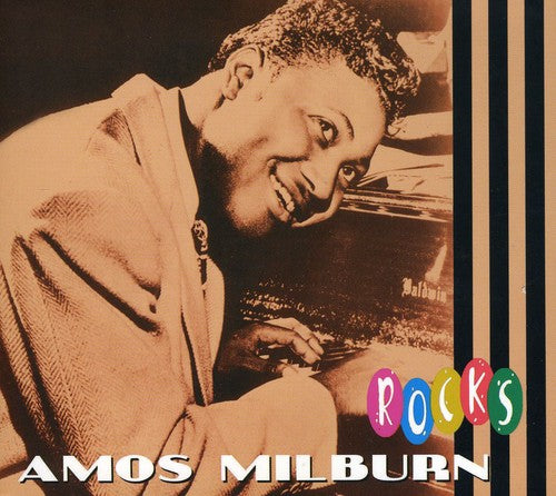 the album cover for Amos Milburn - Amos Milburn Rocks [Import]