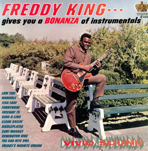 the album cover for Freddie King - Bonanza of Instrumentals
