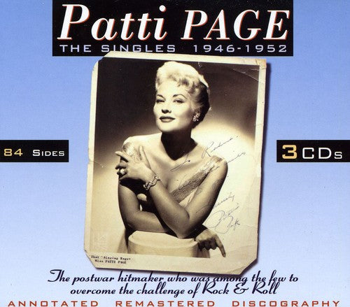 the album cover for Patti Page - The Singles 1946-1952