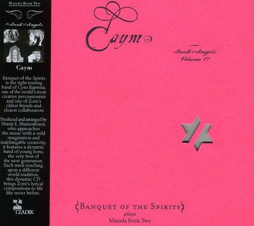 the album cover for Cyro Baptista & Banquet Of The Spirits - Caym: The Book of Angels