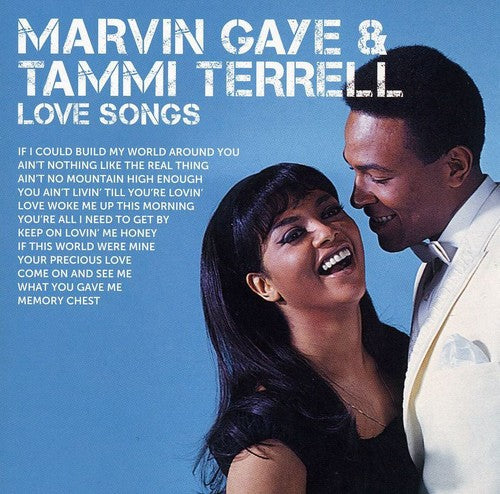 the album cover for Marvin Gaye & Tammi Terrell - Icon Love Songs