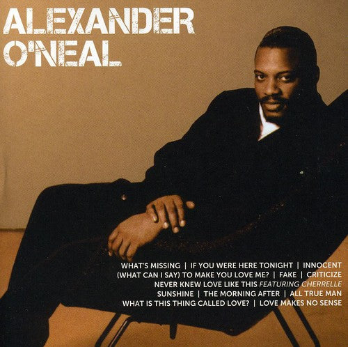 the album cover for Alexander Oneal - Icon