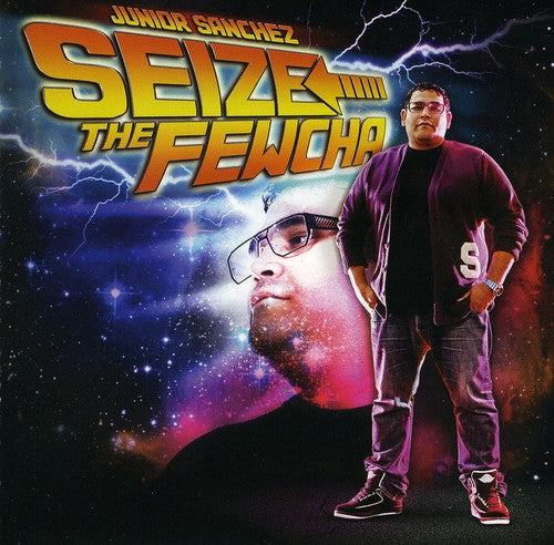 the album cover for Junior Sanchez - Seize the Fewcha