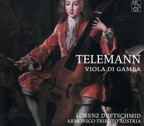 the album cover for G.P. Telemann - Viola Di Gamba