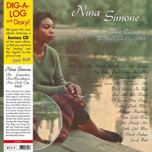 the album cover for Nina Simone - Legendary First Recordings NY