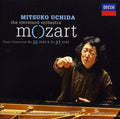 the album cover for MITSUKO UCHIDA - Piano Concertos Nos 20 & 27