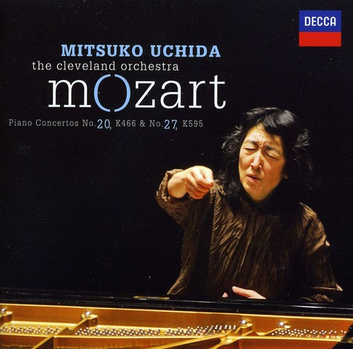 the album cover for MITSUKO UCHIDA - Piano Concertos Nos 20 & 27