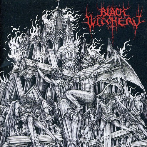 the album cover for Black Witchery - Inferno of Sacred Destruction