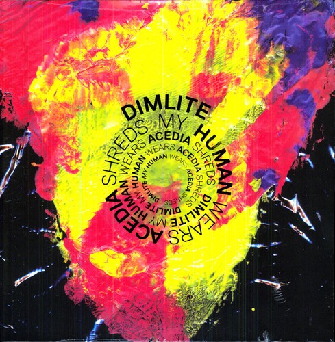 the album cover for Dimlite - My Human Wears Acedia Shreds