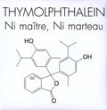 the album cover for Thymolphthalein - Ni Maitre, Ni Marteau