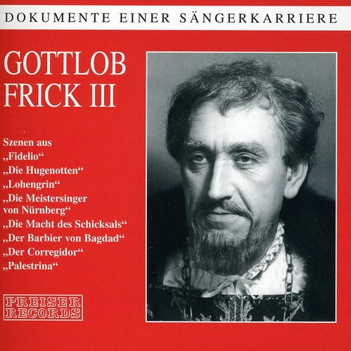 the album cover for Gottlob Frick - Gottlob Frick 3