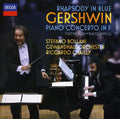 the album cover for Stefano Bollani - Rhapsody in Blue & Concerto in F