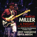 the album cover for Marcus Miller - A Night In Monte Carlo