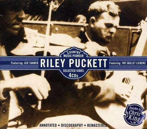 the album cover for Riley Puckett - Country Music Pioneer Featuring Gid Tann