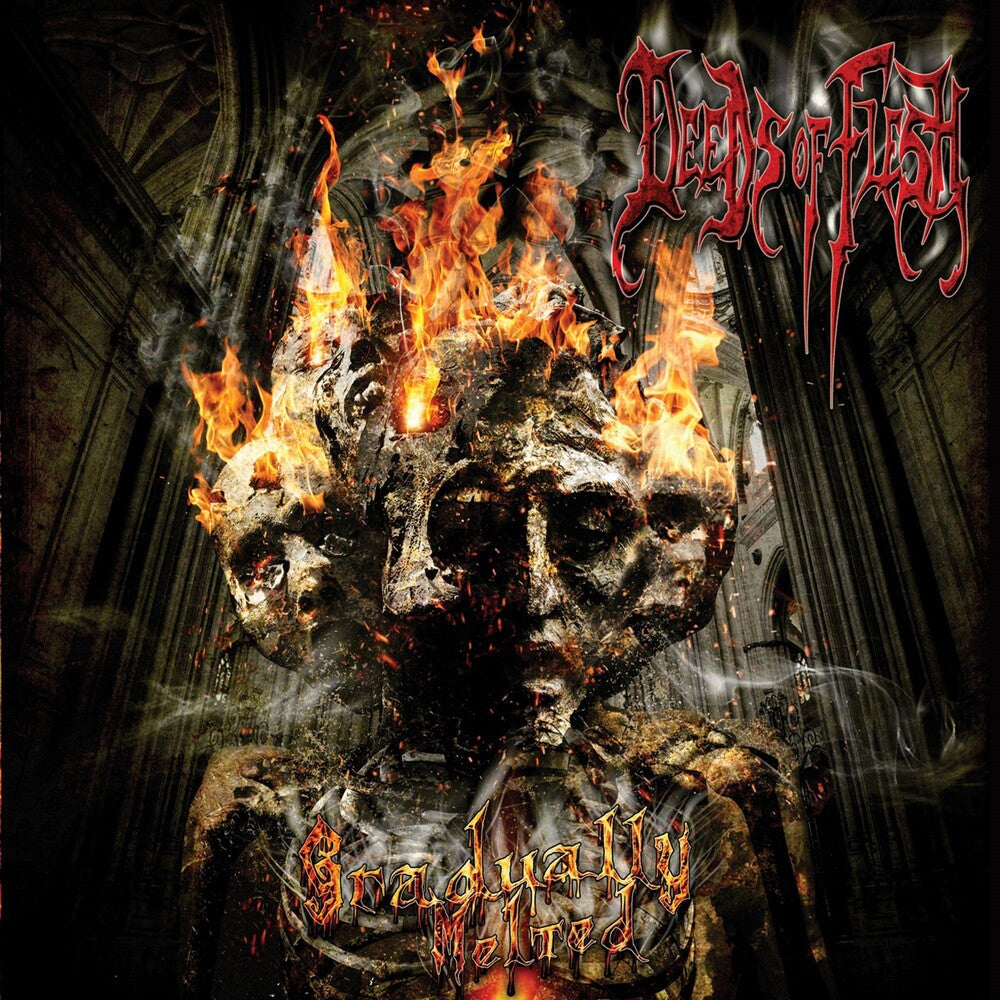the album cover for Deeds Of Flesh - Gradually Melted