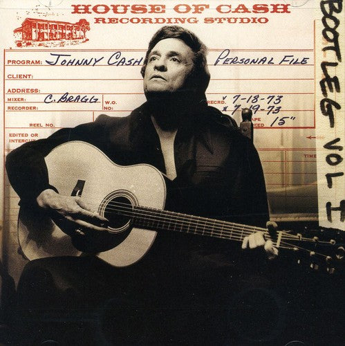 the album cover for Johnny Cash - Vol. 1-Bootleg: Personal File