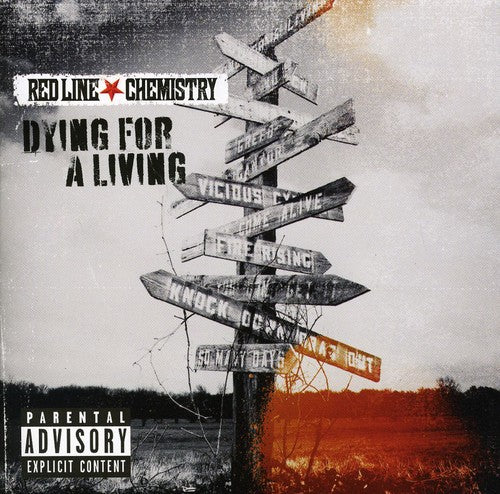 the album cover for Red Line Chemistry - Dying for a Living