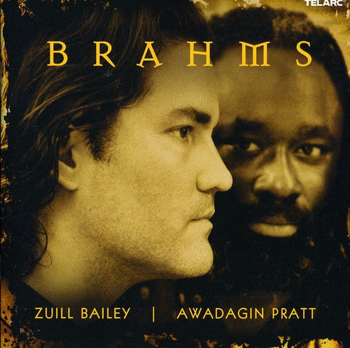 the album cover for Zuill Bailey - Brahms Works for Cello & Piano