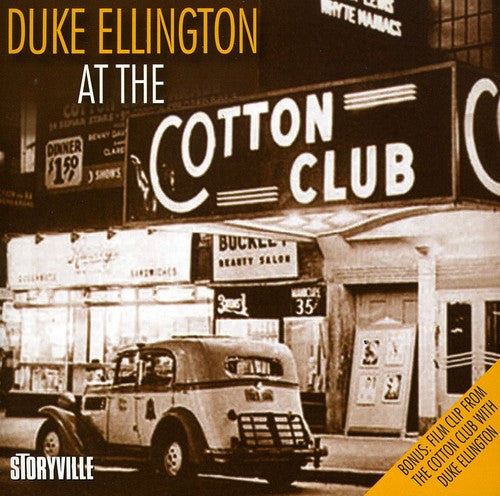 the album cover for Duke Ellington & His Quintet - At the Cotton Club