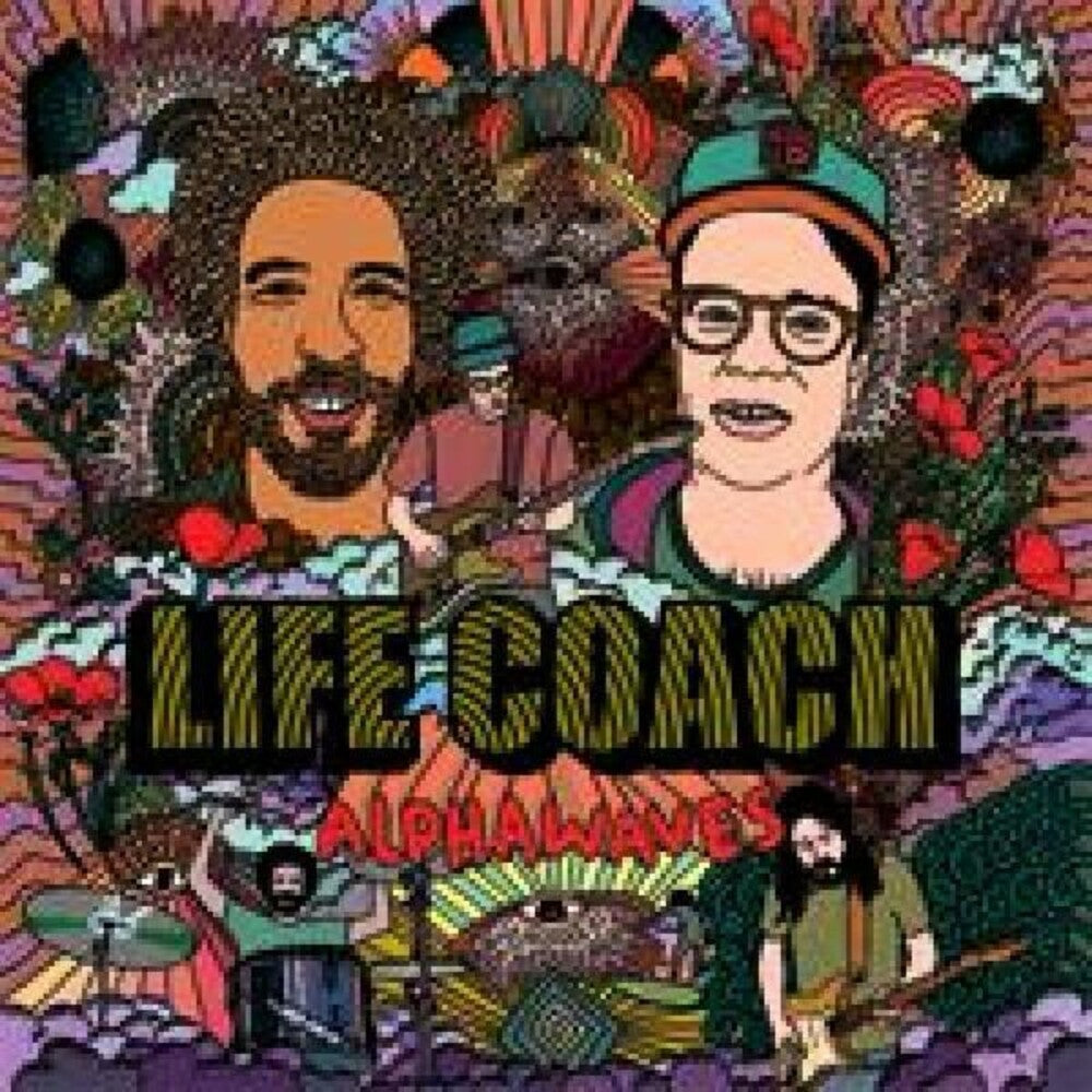 the album cover for Life Coach - Alphawaves