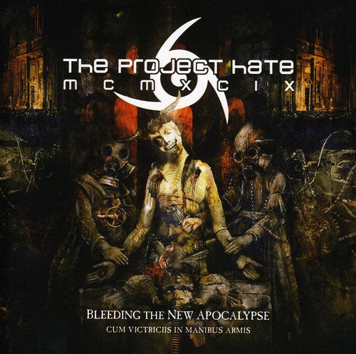 the album cover for Project Hate Mcmxcix - Bledding the New Apocalypse