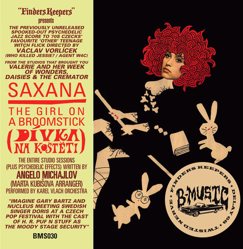the album cover for Saxana-The Girl On A Broomstic - Saxana: The Girl on a Broomstick (Original Soundtrack)