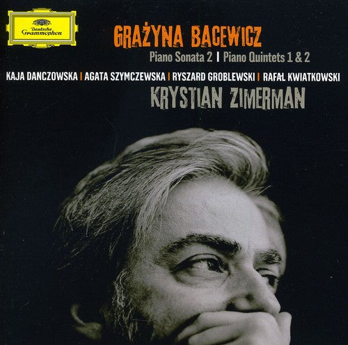 the album cover for Krystian Zimerman - Piano Sonata No 2 / Quintets Nos 1 & 2