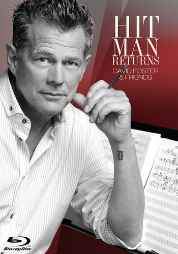 the album cover for David Foster - Hit Man Returns: David Foster & Friends [Blu-ray/CD]
